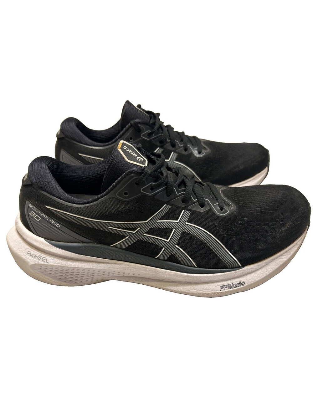 ASICS Gel-Kayano 30 Men’s Running Shoes Size 9 Black White 1011B548 Pure Gel